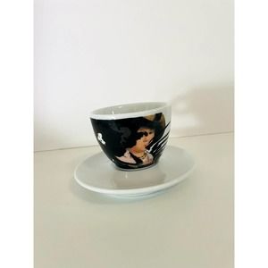 Illy Cappuccino Cup w Saucer Andrea Manetti 1994 Vintage0-p9d=fc